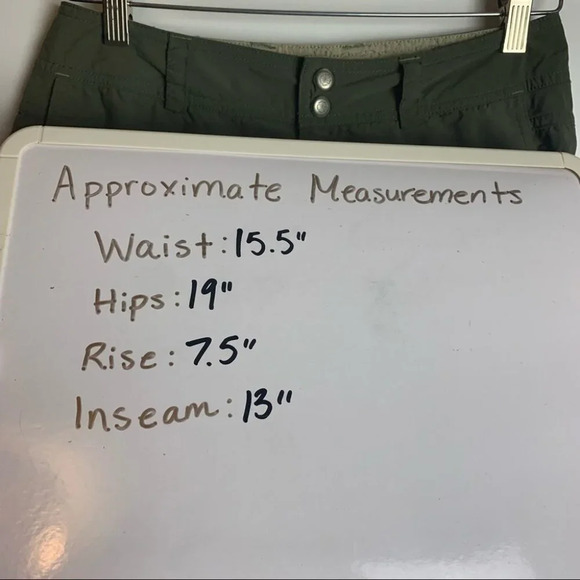 OUTDOOR RESEARCH Green Nylon Camping Casual Hiking  Shorts Size Women’s Small - Picture 5 of 11